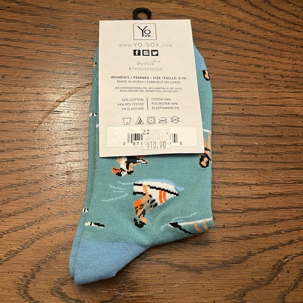 Yo‎ crew socks, Summer at the Lake, NWT
